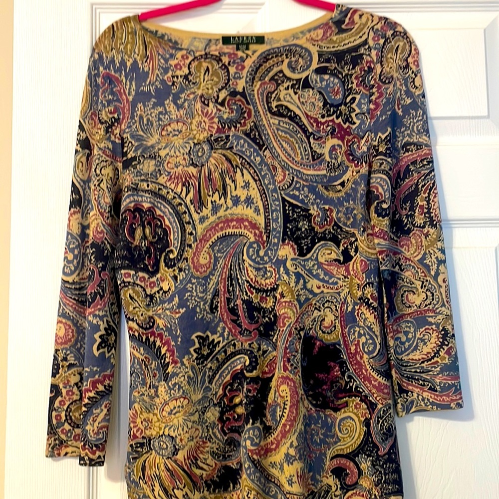 Lauren top 100% silk